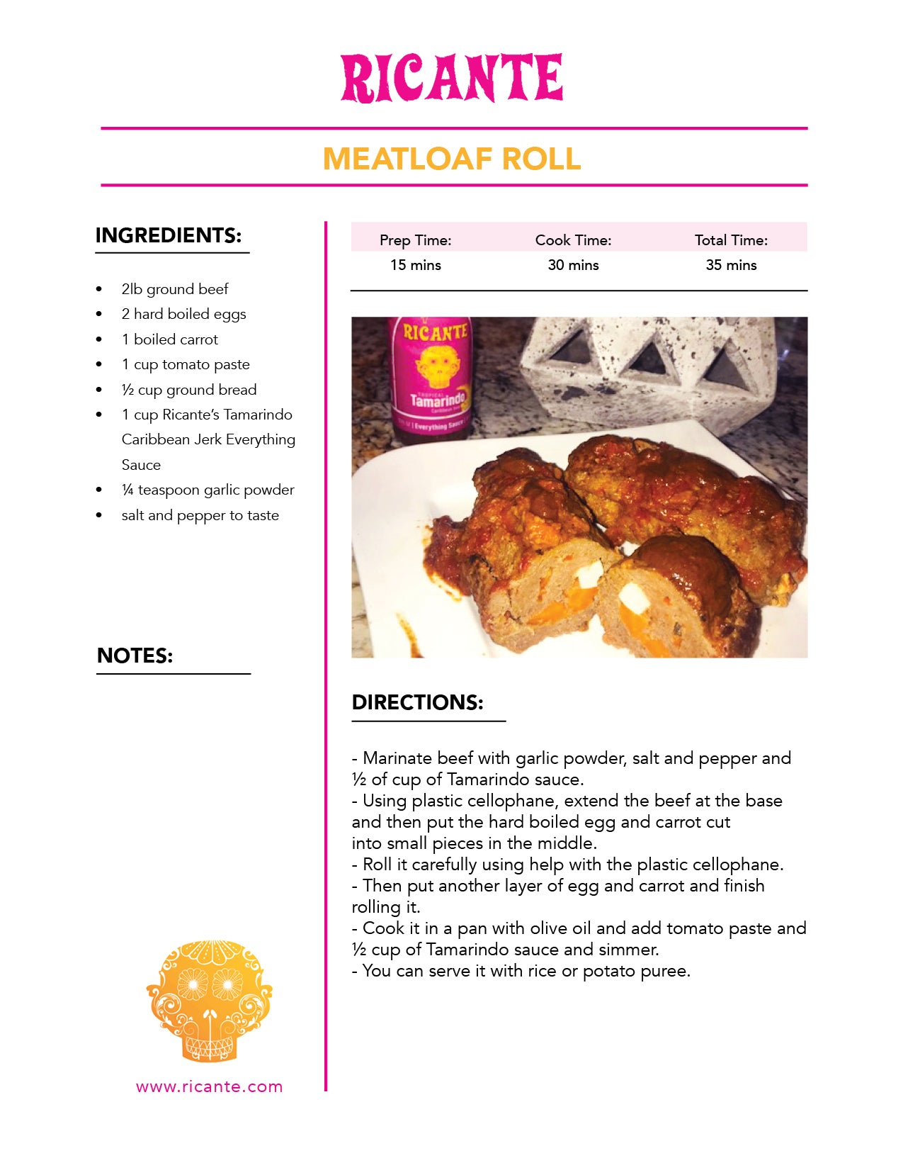 Ricante's Meatloaf