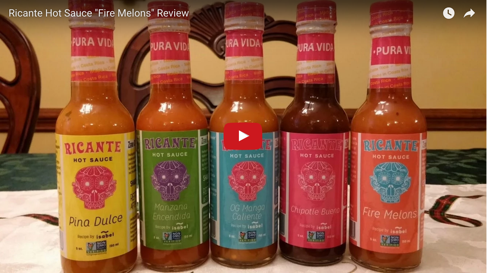 Bill Moore's Ricante Hot Sauce "Fire Melons" Review
